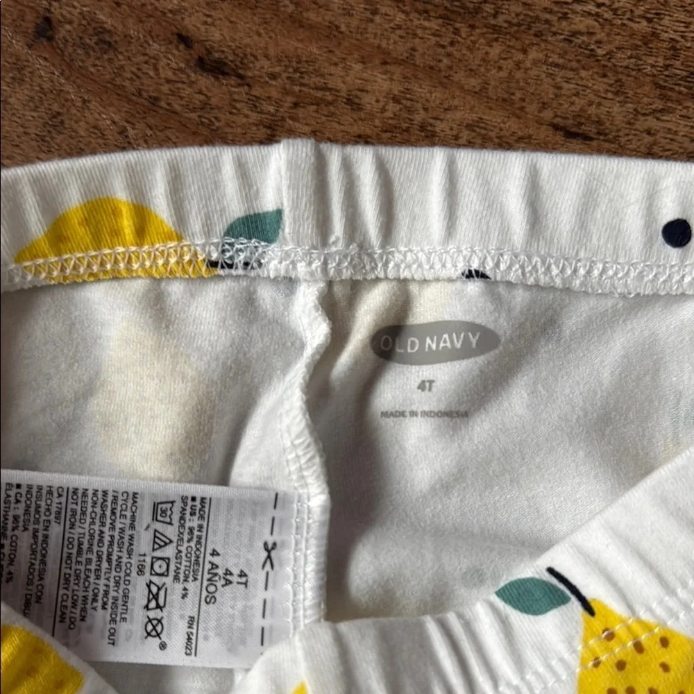 Lemon Print Leggings